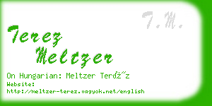 terez meltzer business card